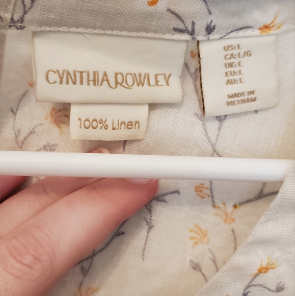 100% linen boxy blouse - Picture 4 of 4